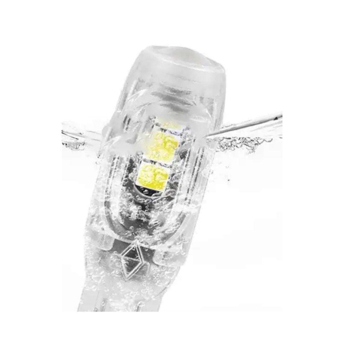 4Pcs Led Steering Light License Plate Light T10 2835 3030 5smd LED Highlight 5W5 Non- Decoding Stro