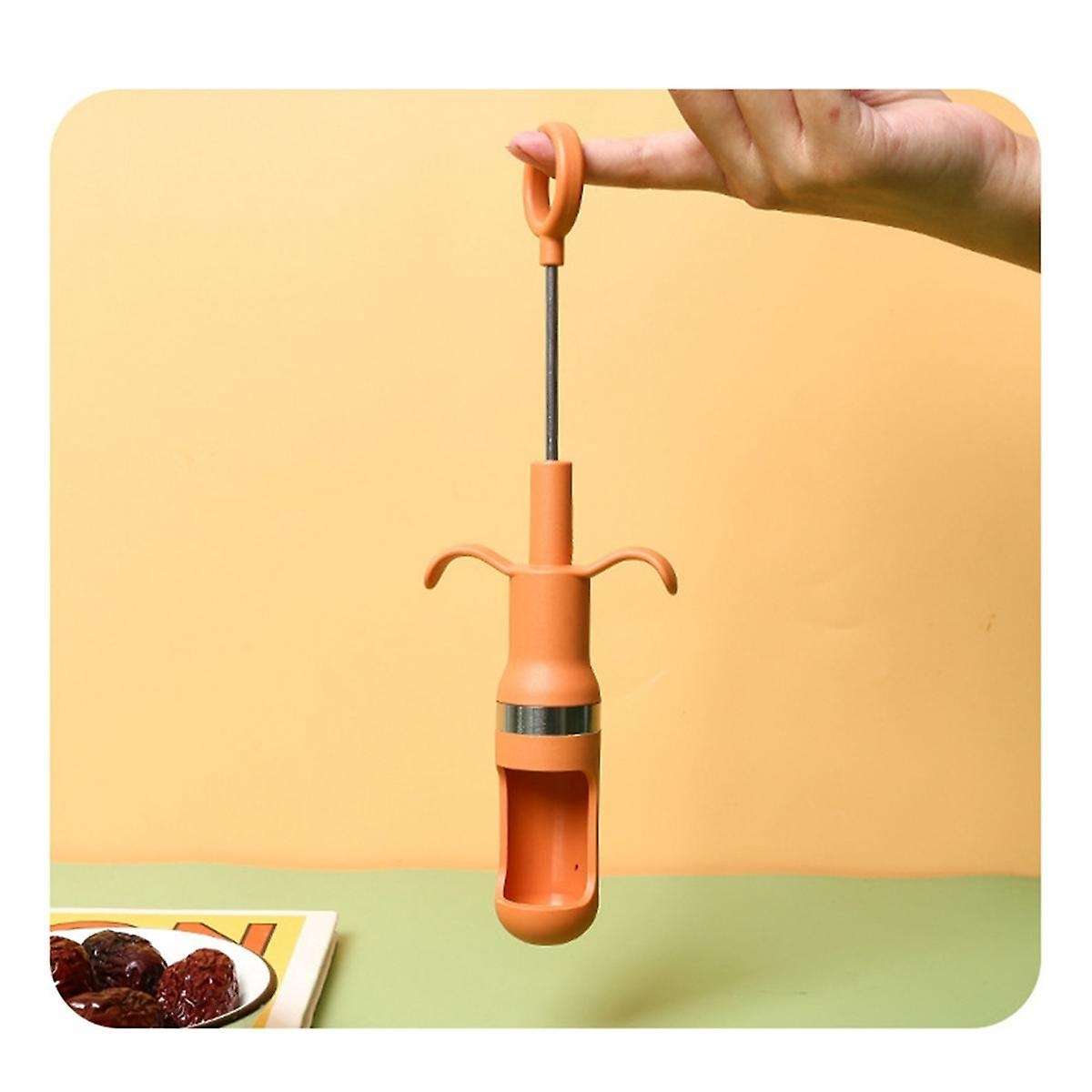 4PCS Red Date Corer Fruit Corer Fruit Core Remove Tool Kitchen Gadget Jujube Pitter Cherry Corer