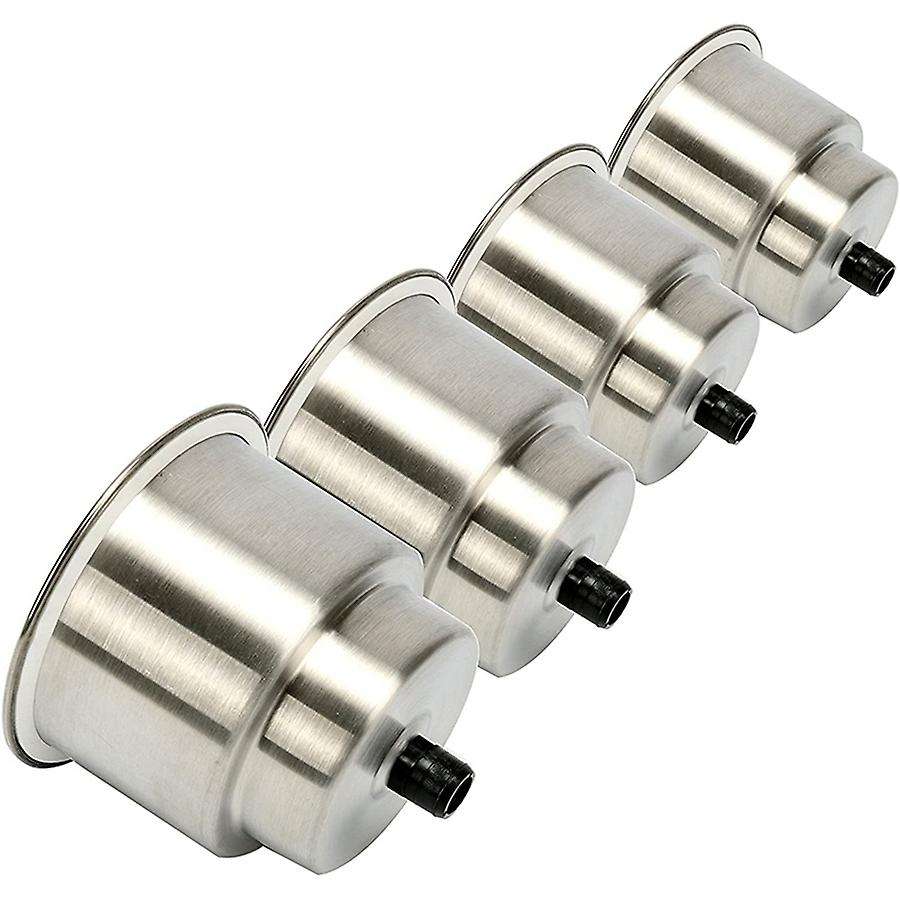 4Pcs Stainless Steel Cup Drink Holder with Drain for Marine Boat RV Boating & Sailing Hardware