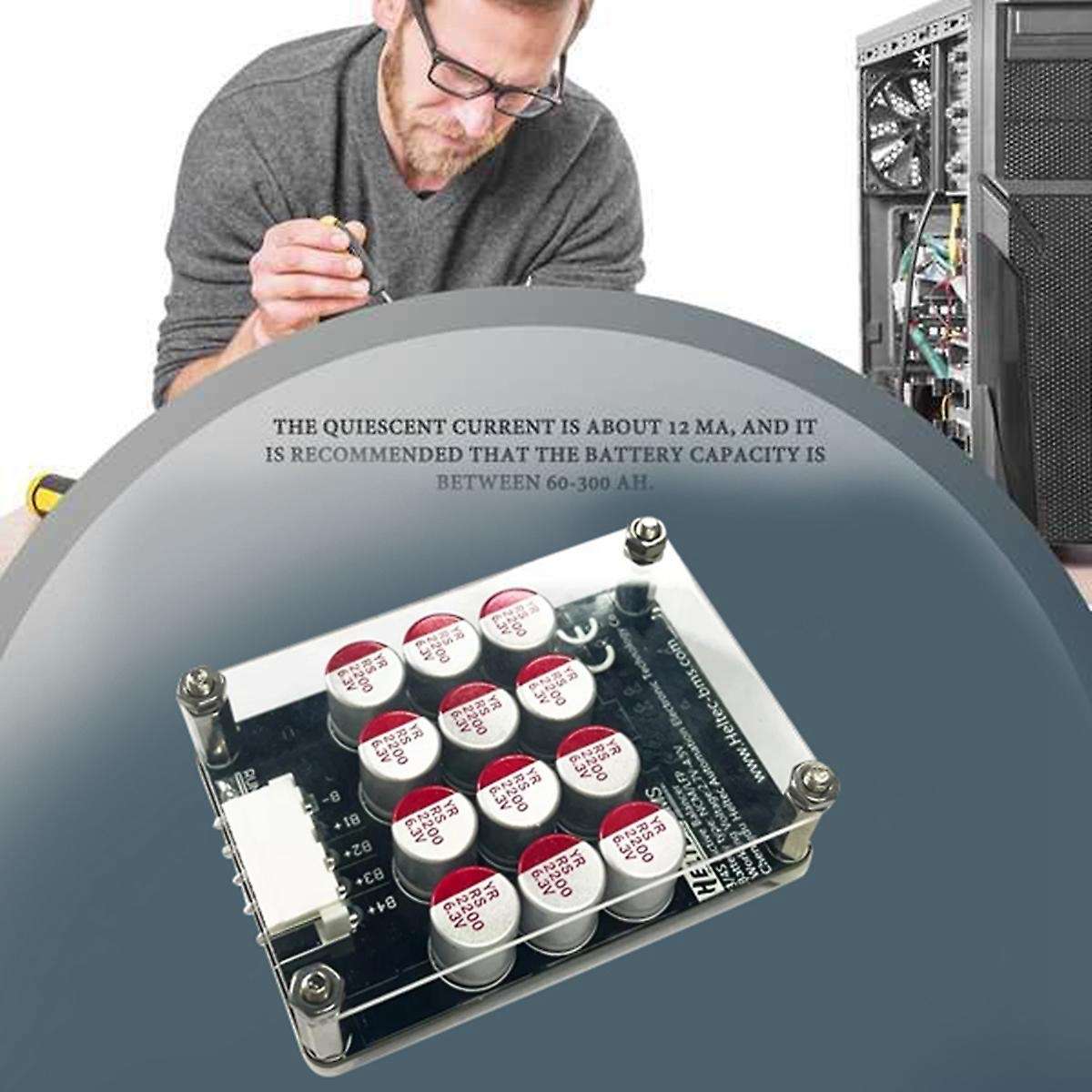 4s 5a Cluster Equalizer Active Bms Board Lithium Battery Lifepo4 Battery Equalizer Capacitor (with C