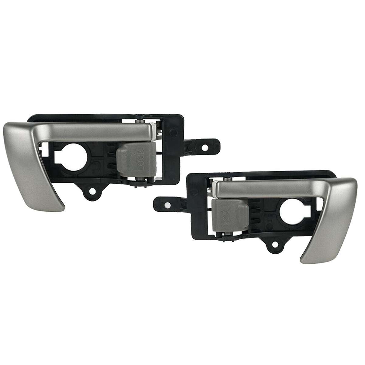 4x Interior Door Handle for 2007-2012 Hyundai Santa Fe with Gray Knob