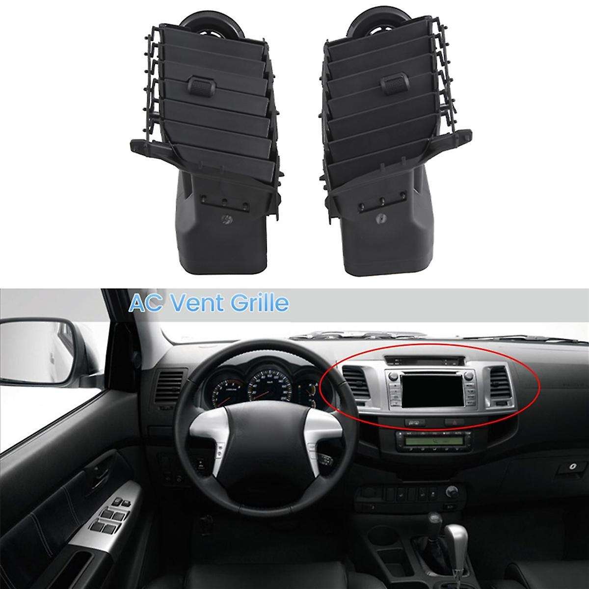 4x Interior Air-condition Grill A/c Vent Grille for Sr5 Ute 2005-2015 55650-0k010/11 55680-0k010/11