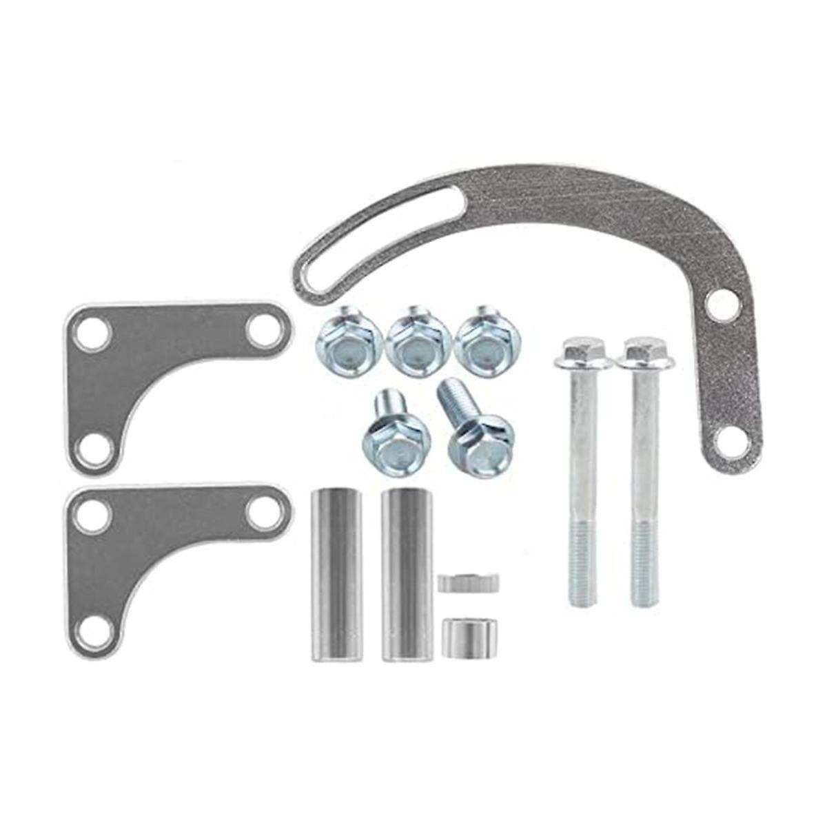 for Power Steering Pump Bracket Compatible for 350 Small Block Lwp Long Water Pump 551522 Adjustabl