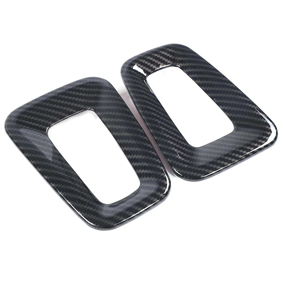 for R1T R1S 2022 2023 2024 Seat Hook Cover Decorative Panel Frame Trim Carbon Fiber