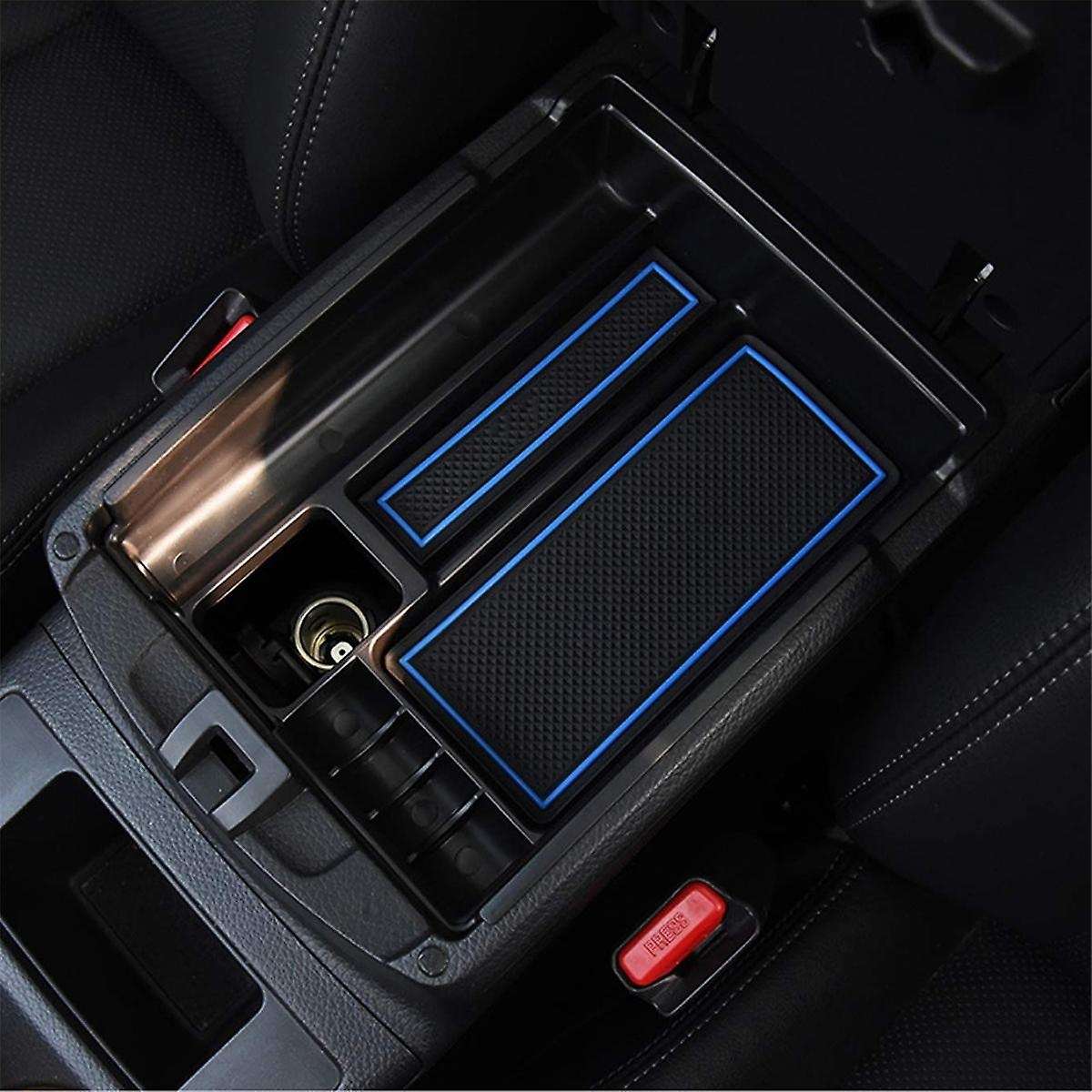 for Rogue 2014-2021 Car Center Console Organizer Armrest Storage Tray Interior Accessories - Black &