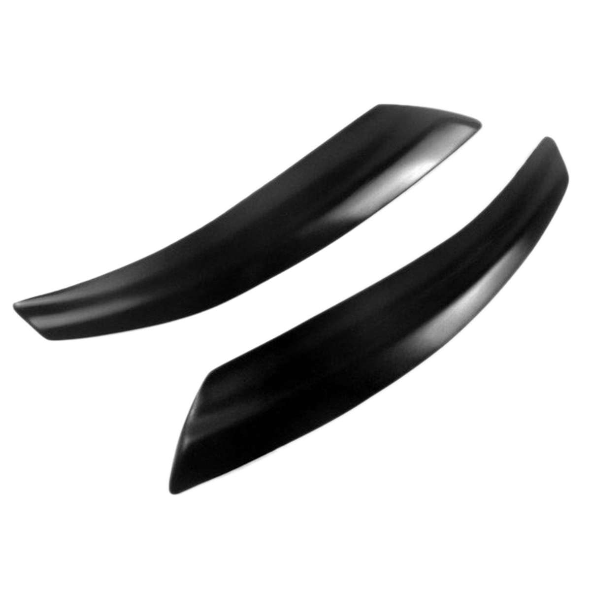 for Saab 9-3 2000-2015 Glossy Black Car Sticker Front Headlights Eyebrow Eyelid Trim Cover Accessori