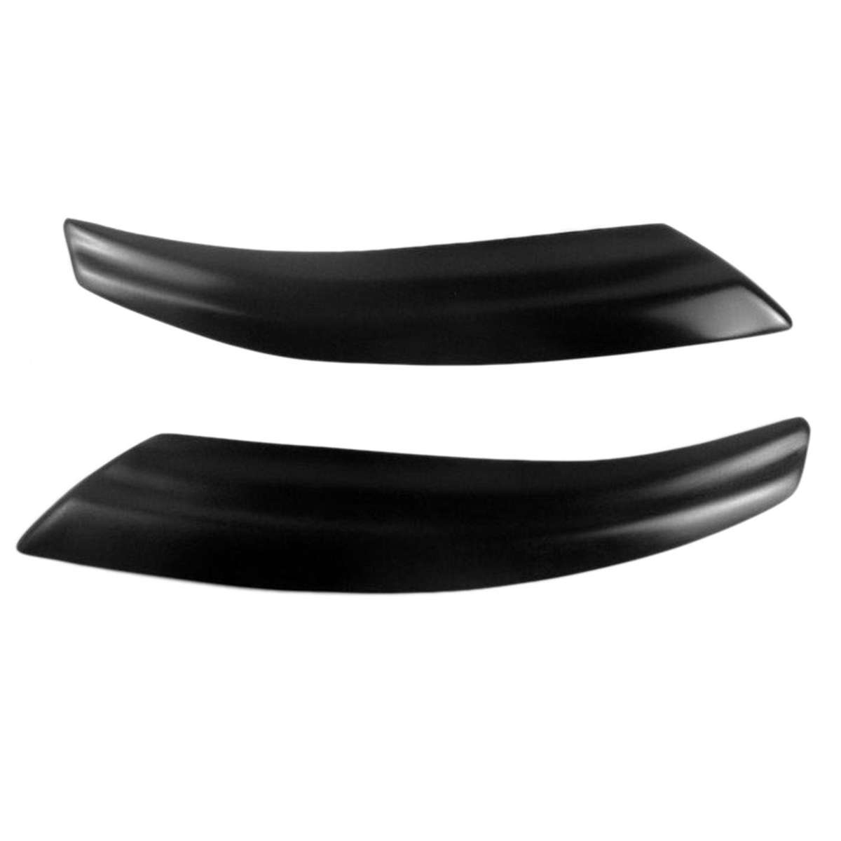 for Saab 9-3 2000-2015 Glossy Black Car Sticker Front Headlights Eyebrow Eyelid Trim Cover Accessori