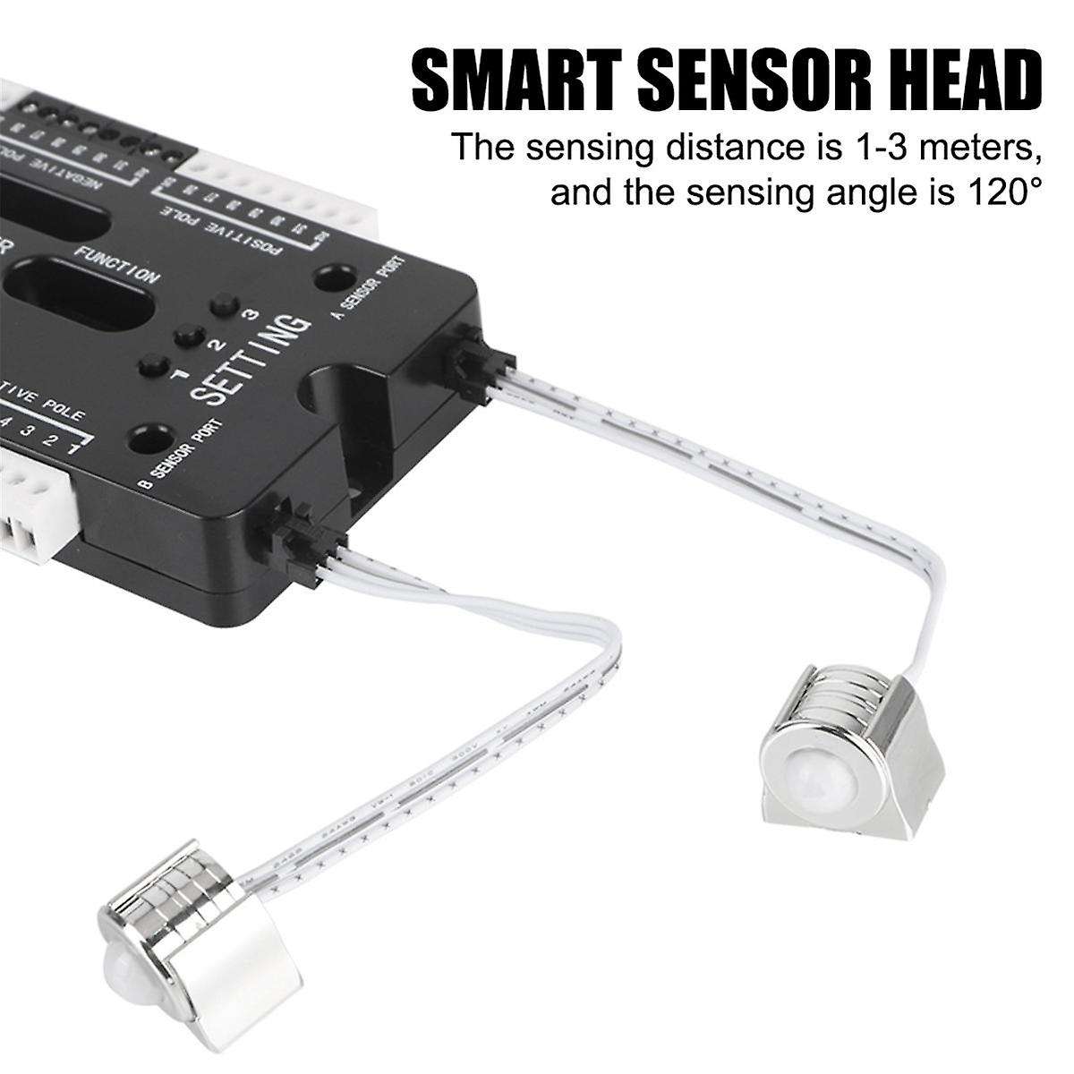 for Stairs Flexible Strip Indoor LED Motion Sensor 32 Channels Adjustable Brightness DC 12V 24V Sta