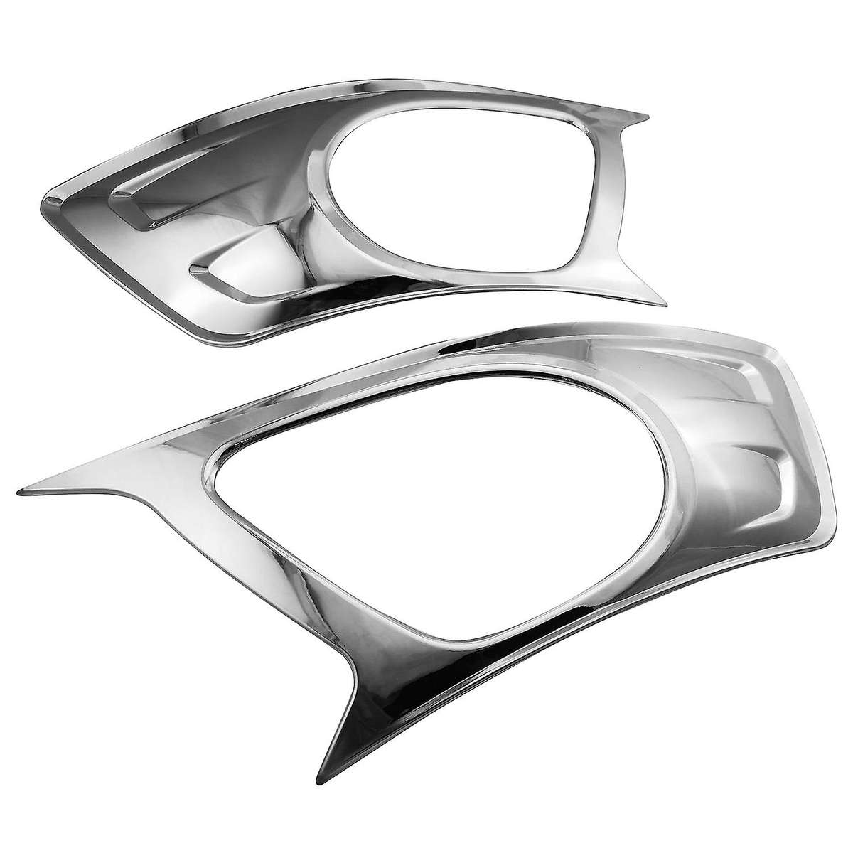 for Transit Tourneo 2014-2018 Fog Lamps Cover Trim ABS Chrome Front Fog Light Cover