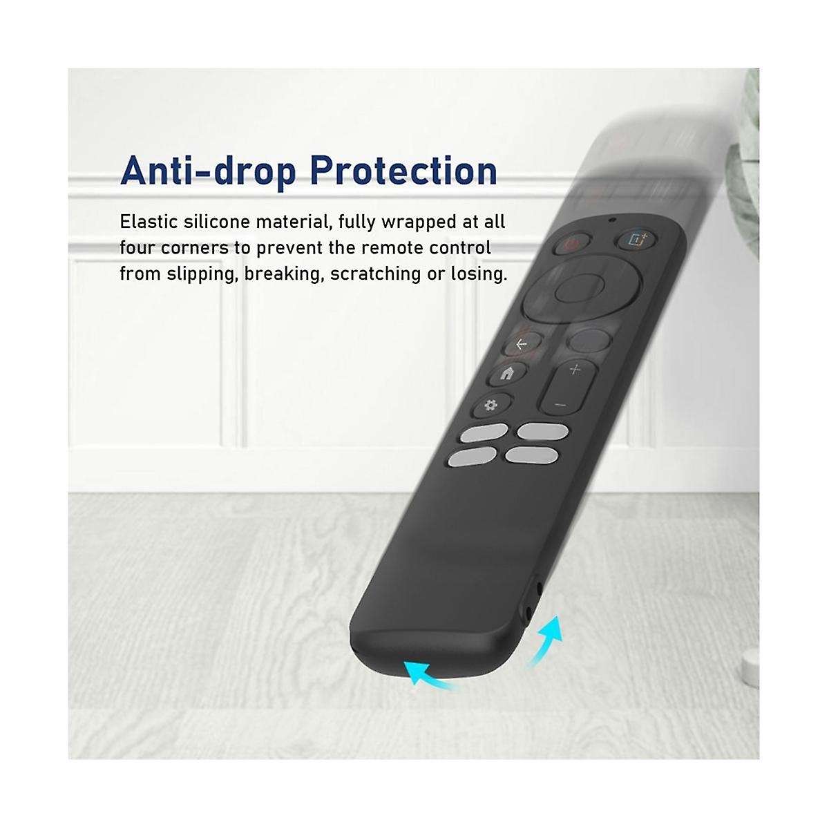 for Tv Q2 Pro Remote Control Cover Portable Anti-fall Dust-proof Silicone All-pack Cover, E