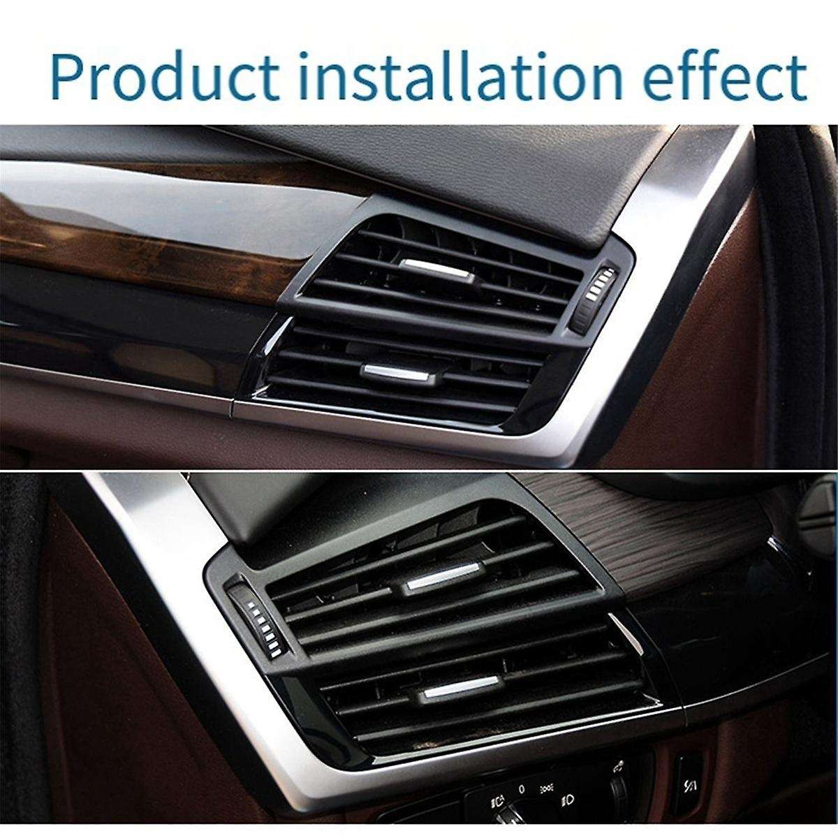for X5 X6 F15 F16 Front Right Air Conditioning Air Vents Silver Decorative Frame