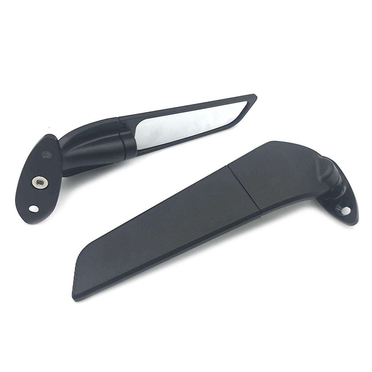 for Zx6r Ninja 650 400 250 Yzf-r1 R6 Motorcycle Mirror Modified Wind Wing Adjustable Rotating Rearv