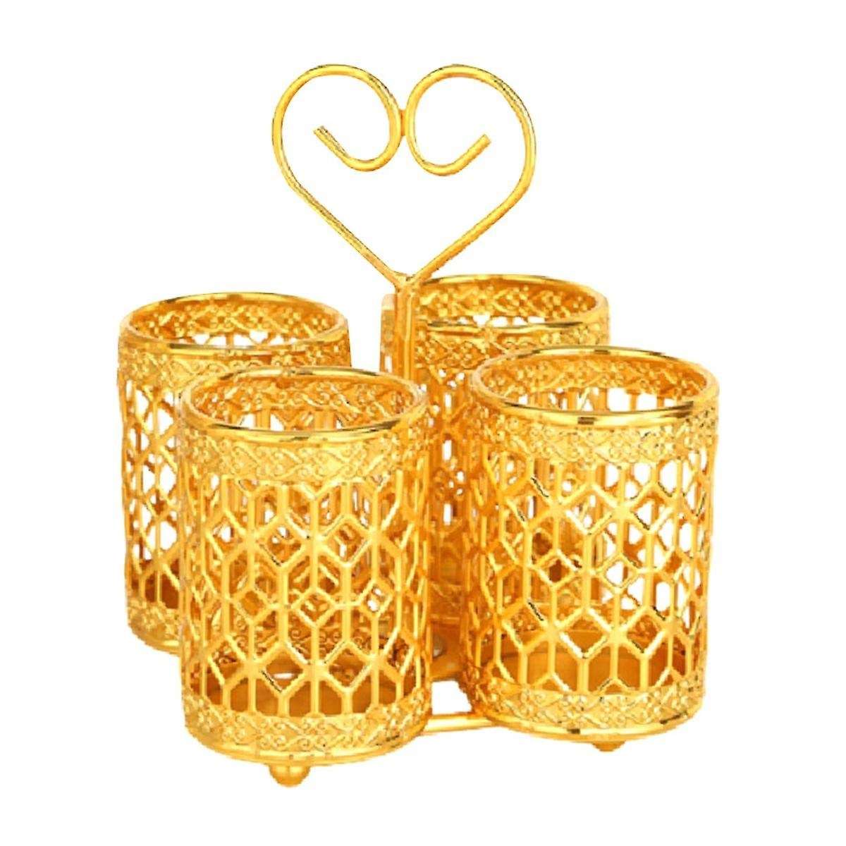 Four-layer Modern Fashion Storage Rack Fork Chopsticks Spoon Organizer Bracket Kitchen Cutlery Drai