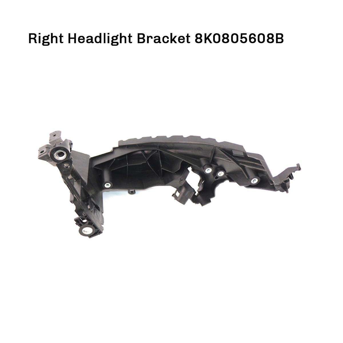 Front Bumper Headlight Bracket & Headlight Base Plate for A4 B8 13-16, 8T0941453B 8T0941454B 8K08056