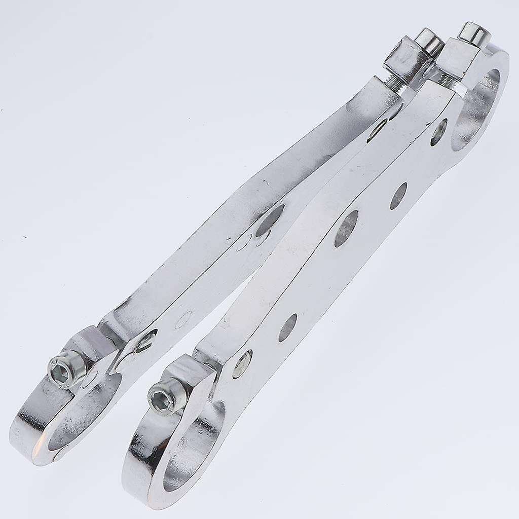 Front Fork 25MM Inverted Direction Device Upper Lower Plate for 47CC 49CC Mini Dirt Bike Motorcycle