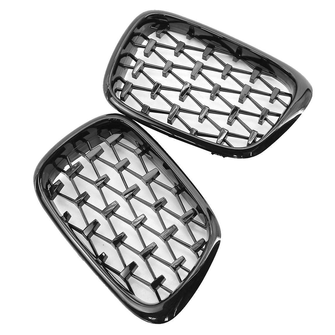 Front Meteor Grill Grilles Kidney Grill Replacement for E39 M5 99-03 5 Series