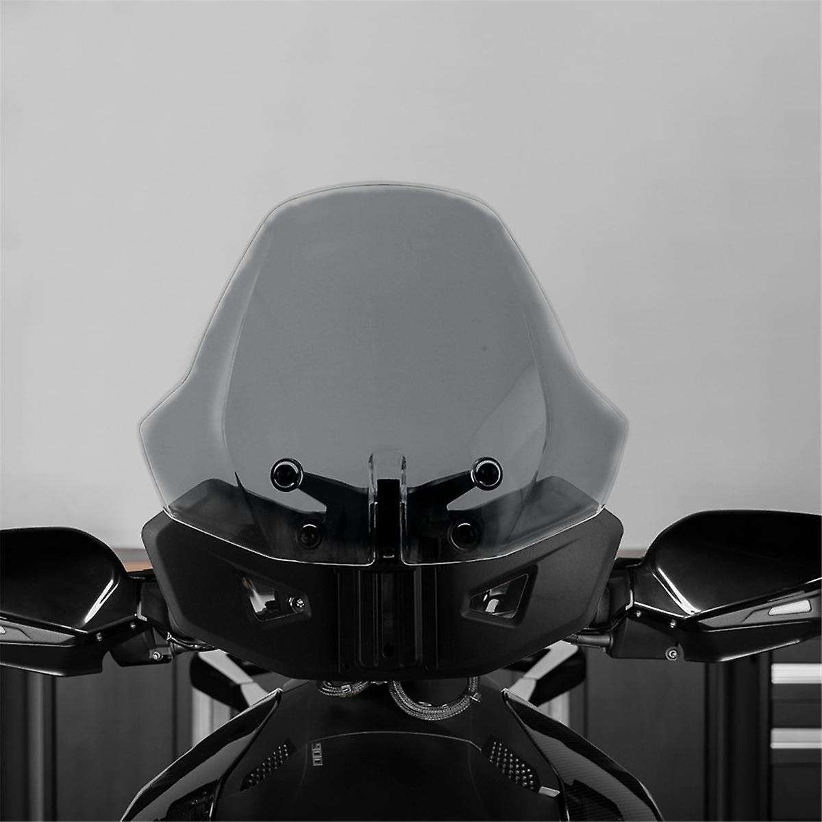 Front Windshield for , Adjustable Wind Deflector for Can Am 600 900 All Models Accessories - Grey