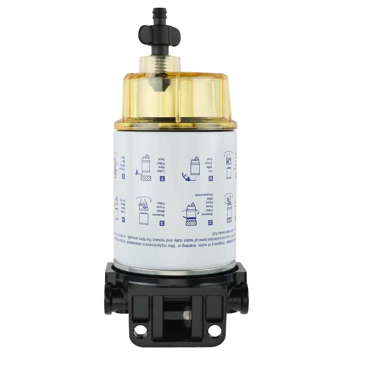Fuel Filter Water Separator Marine Outboard Motor Mercury Replacement 35-60494-1, S3213, 18-7932-1,