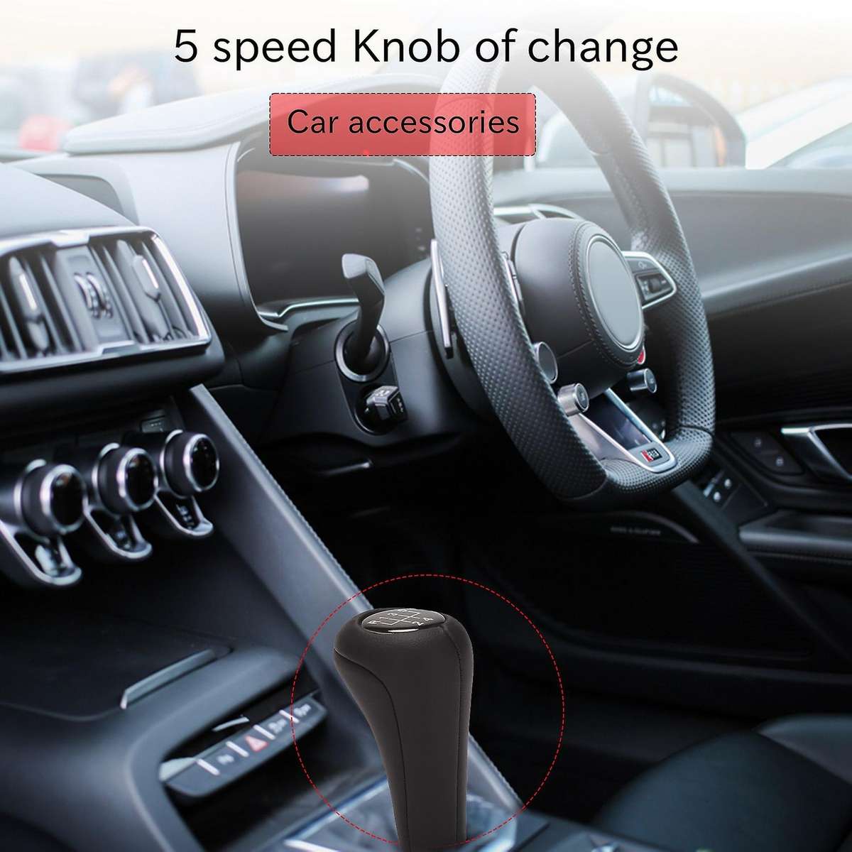 Gear Stick Shift Knob 5 Speed Manual for Bmw E28 E30 E32 E34 E36 E38 E39 E46 X1 X3 X5 Z1 Z3 Z4