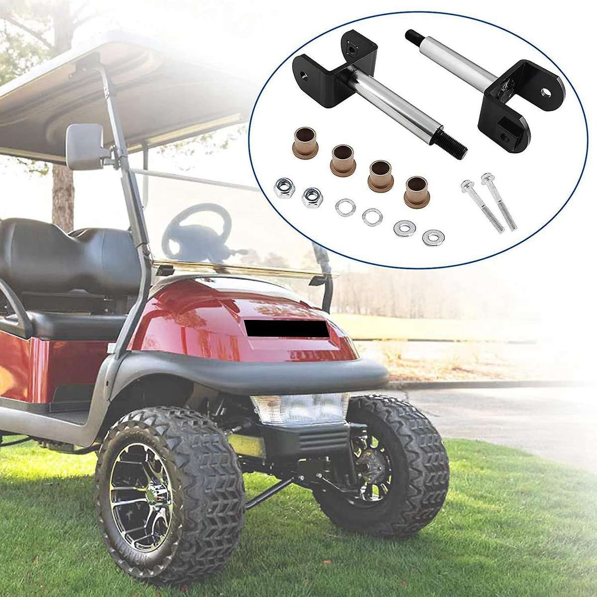 Golf Cart Front End Pin Repair Kit for Club Car Precedent 2004-Up G&E 103638601 102287201 7048/10228