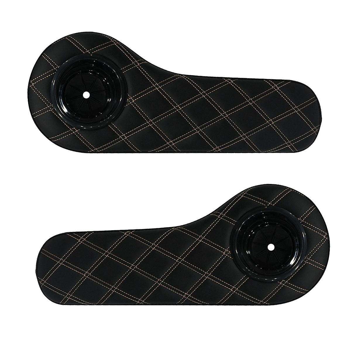 Golf Cart Armrest with Cup Holder No Drilling Armrest for Club Car Rear Seat Kit Side Flip Hinge Arm