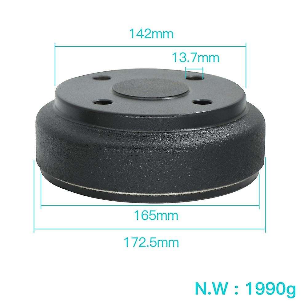 Golf Cart Rear Brake Drum for Club Car 1995-Up, Club Car Precedent 2004-Up, Part Number 1017911-01 1
