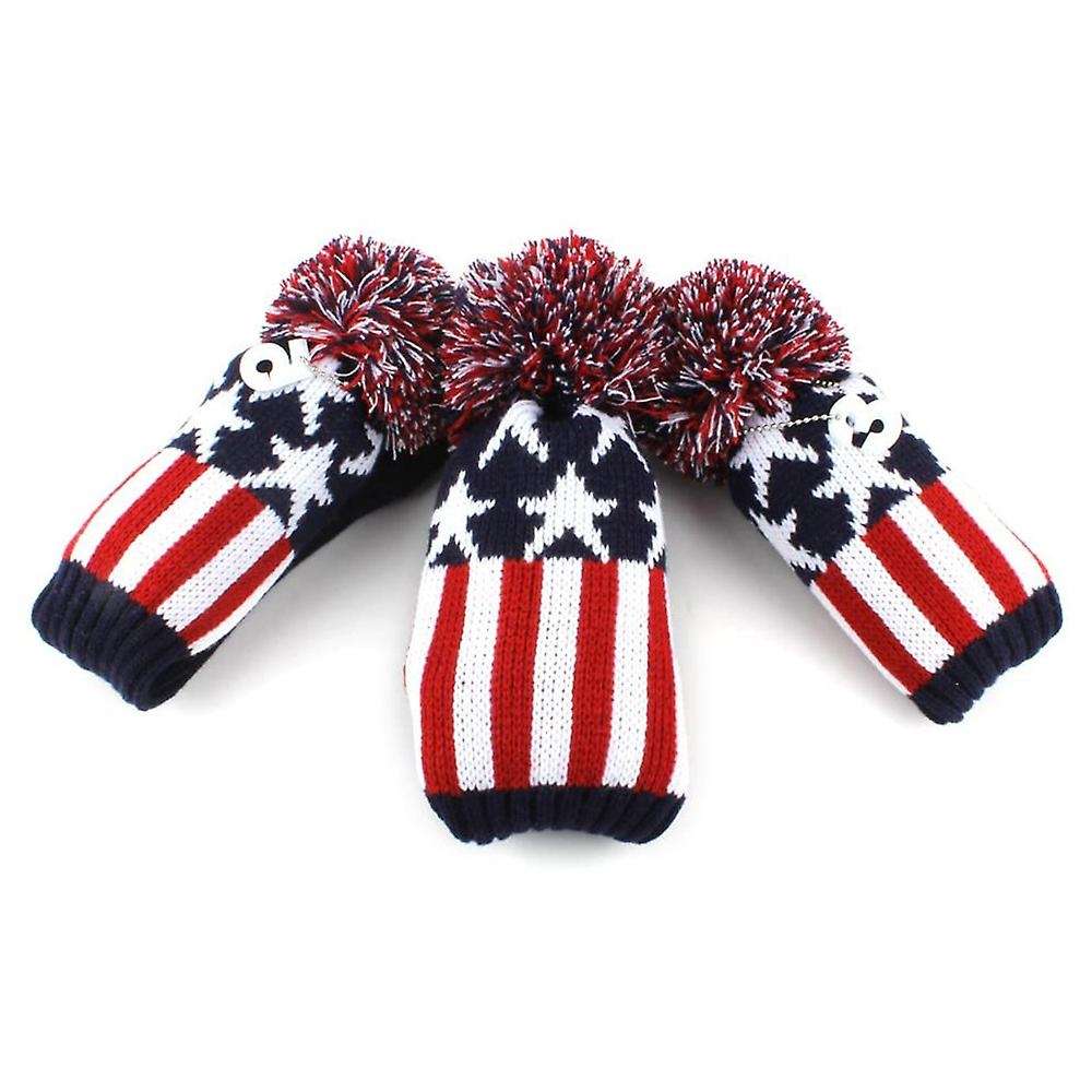Golf Club Covers Vintage Knit Universal Golf Drivers Covers Golf Accessories for People Who Like to