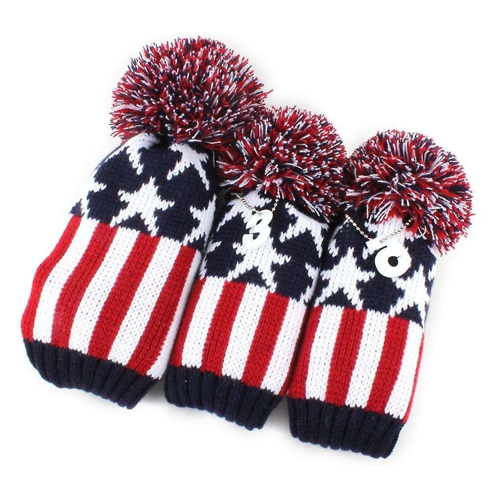 Golf Club Covers Vintage Knit Universal Golf Drivers Covers Golf Accessories for People Who Like to