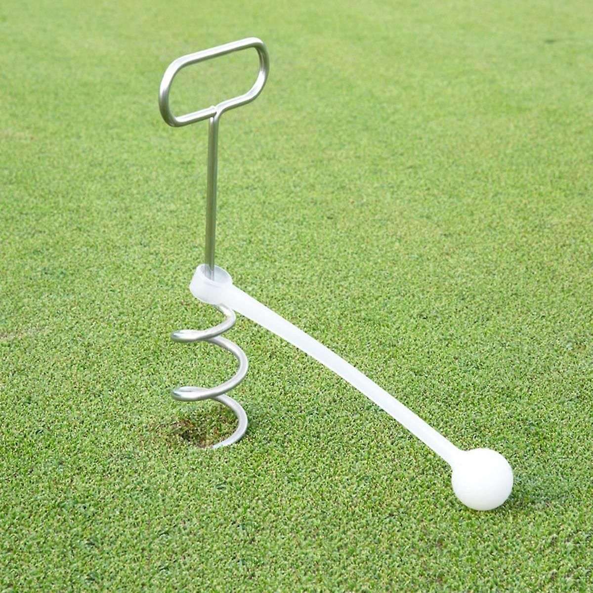 Golf Swing Trainer Spiral Insertion Ball Cutting Exerciser Plane Impact Exerciser Golf Training Ai