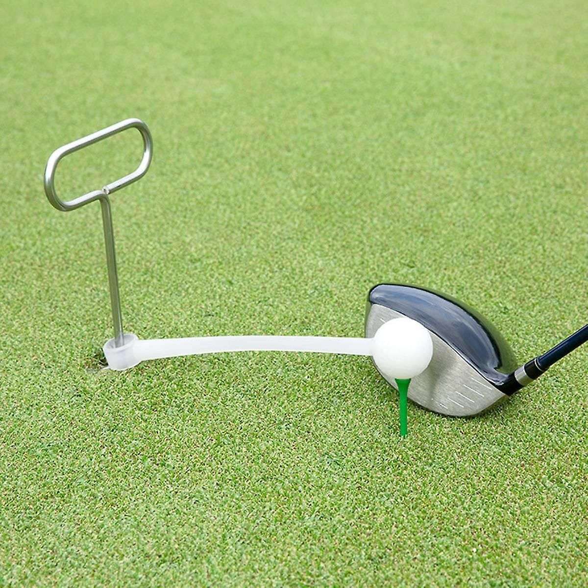 Golf Swing Trainer Spiral Insertion Ball Cutting Exerciser Plane Impact Exerciser Golf Training Ai