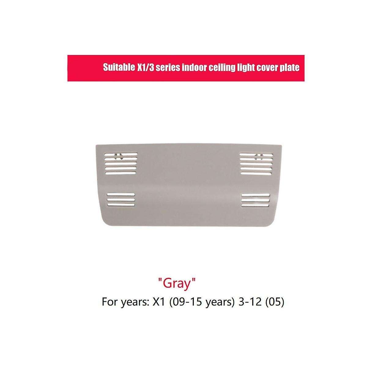 Grey Car Interior Roof Reading Lamp Trim Accessory for X1 E84 2009-2015 3' E91 2005-2012 5144803623