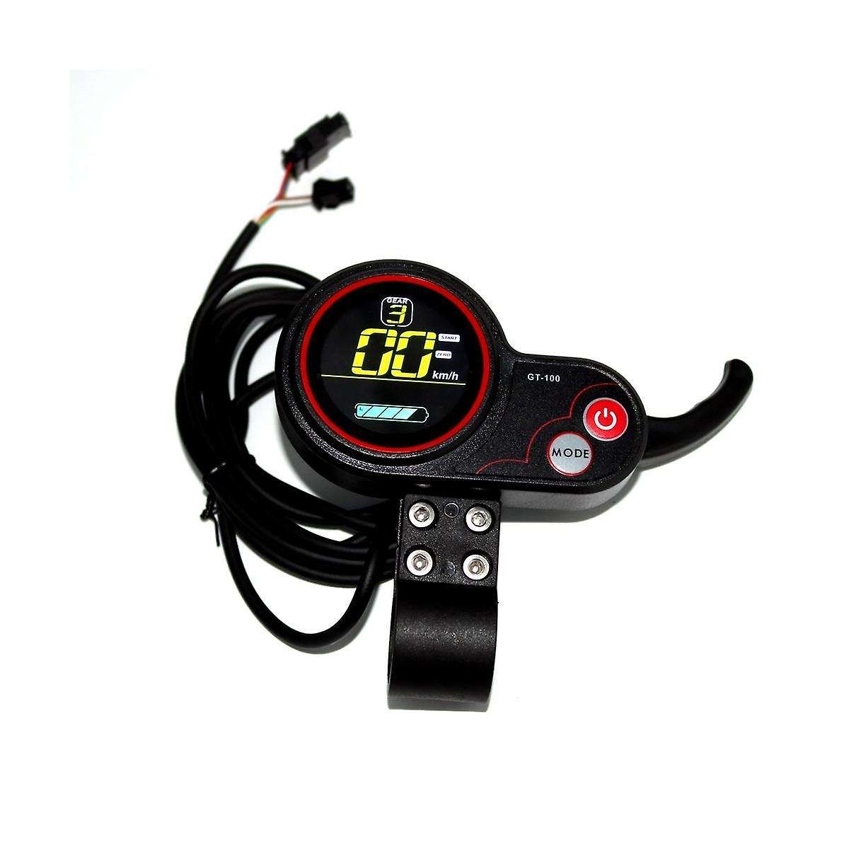 Gt-100 Lcd Display Instrument Dashboard Controller Cable Kit 36v 500w Controller Electric Scooter Ac