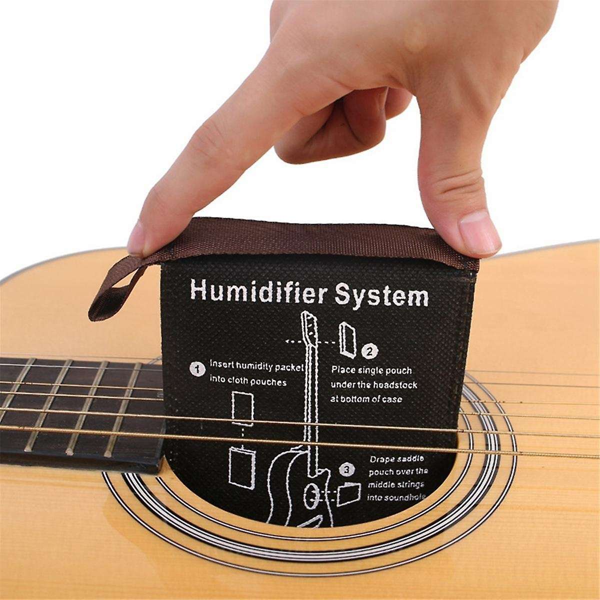 Guitar Automatic Humidifier Set Acoustic Guitar Two-Way Humidity Adjustment Package Classical Folk G