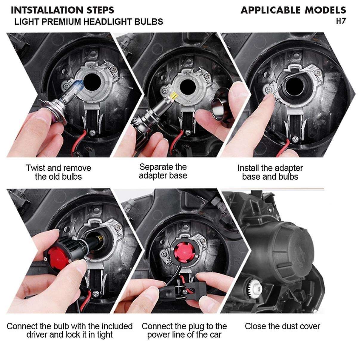 H11 LED Car Headlight Bulb Canbus Led 360 350000LM 800W 3D Auto Lamps