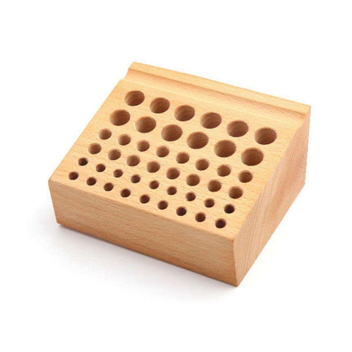 Hand- Diy Beech Tool Rack to Make Leather Tools for Leather Work to Make Punching Tool Storage Rack