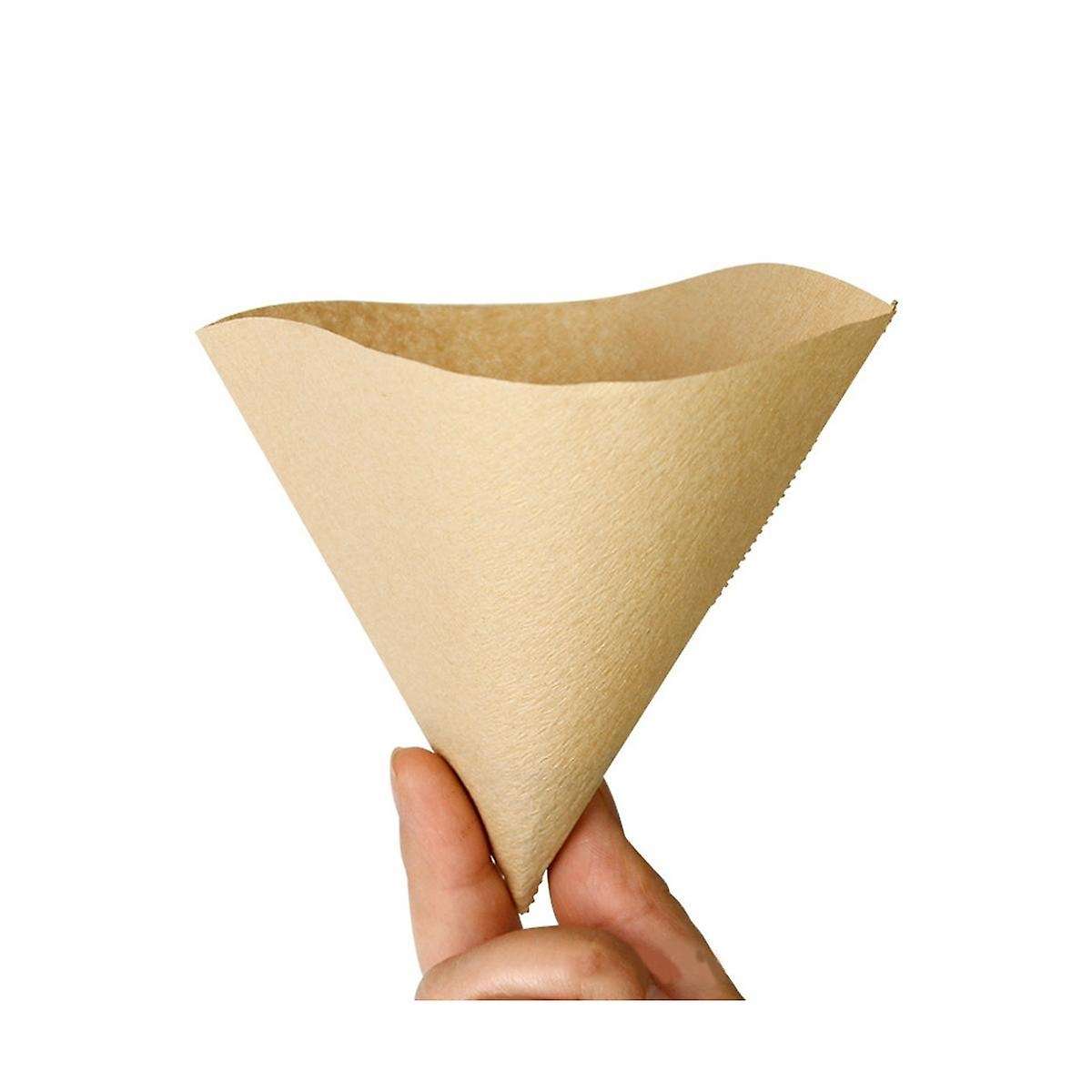 Hand-brewed Coffee Filter Paper Thickened Cone-shaped Coffee Filter Paper Drip Tea Filter Cup 50