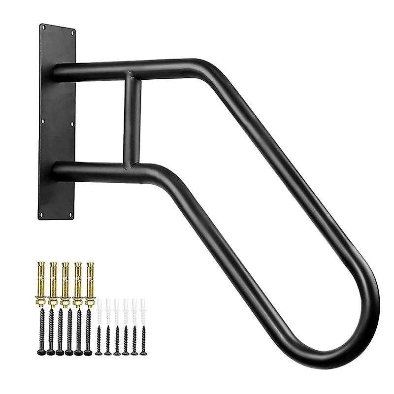 Handrails for Outdoor Steps Stair Railing , 1 to 3 Steps Stairs Wall Mounted for the Elderly, Disabl