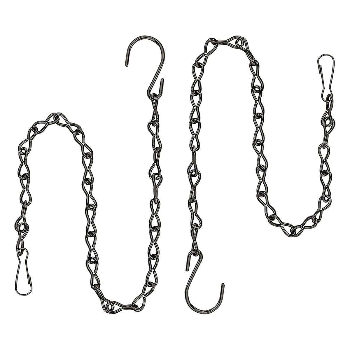 Hanging Plant Chain, Black Chain for Hanging Bird Feeders Planters Lanterns Baskets Billboards Wind