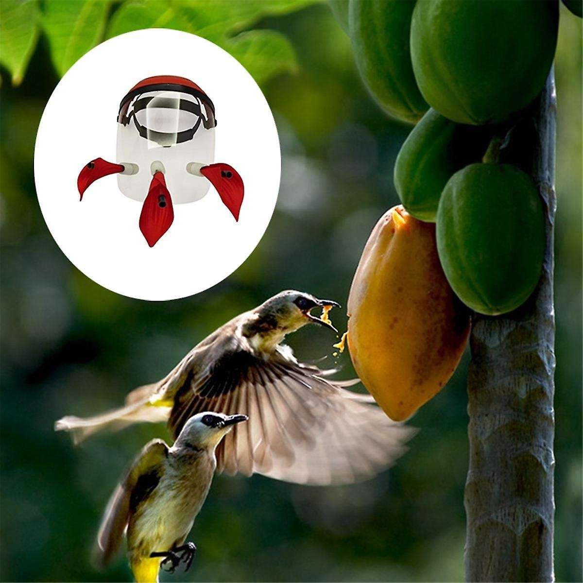 Helmet Bird Feeder Portable Head-Worn Flower Bird Feeder Outdoor Head-Worn Bird Feeder