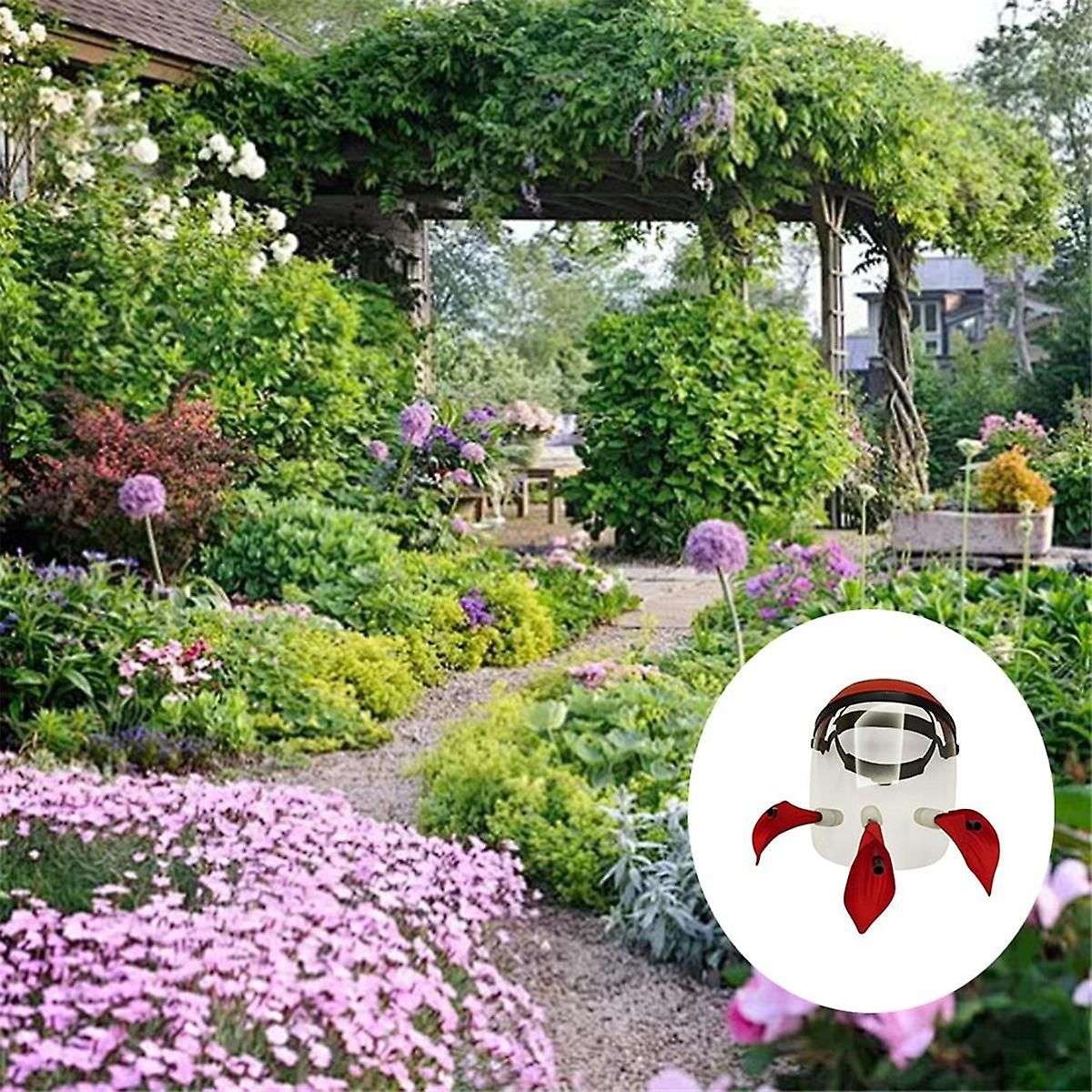 Helmet Bird Feeder Portable Head-Worn Flower Bird Feeder Outdoor Head-Worn Bird Feeder