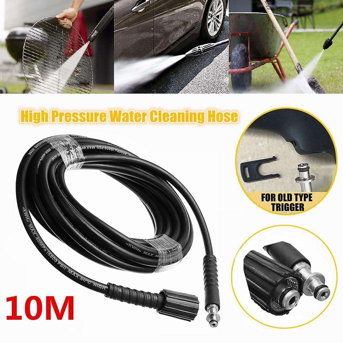 High Pressure Washer Spray G-Un,M22 Car Water Washer Cleaning Tool with 10M Hose for Cleaner Waterin