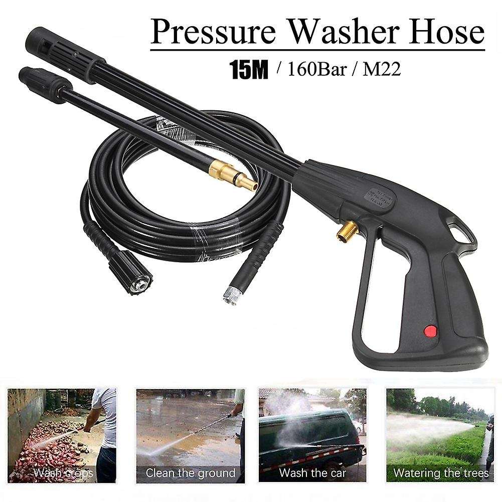 High Pressure Washer Spray G-Un,M22 Car Water Washer Cleaning Tool with 10M Hose for Cleaner Waterin