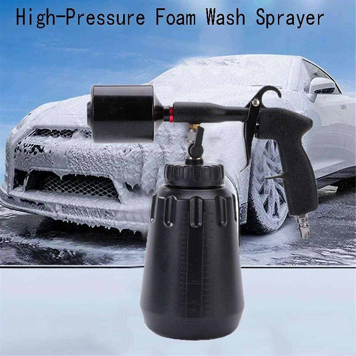 High-pressure Foam Wash Sprayer with 1000ml Bottle Handheld Car Interior Cleaning Tool for Seat Car