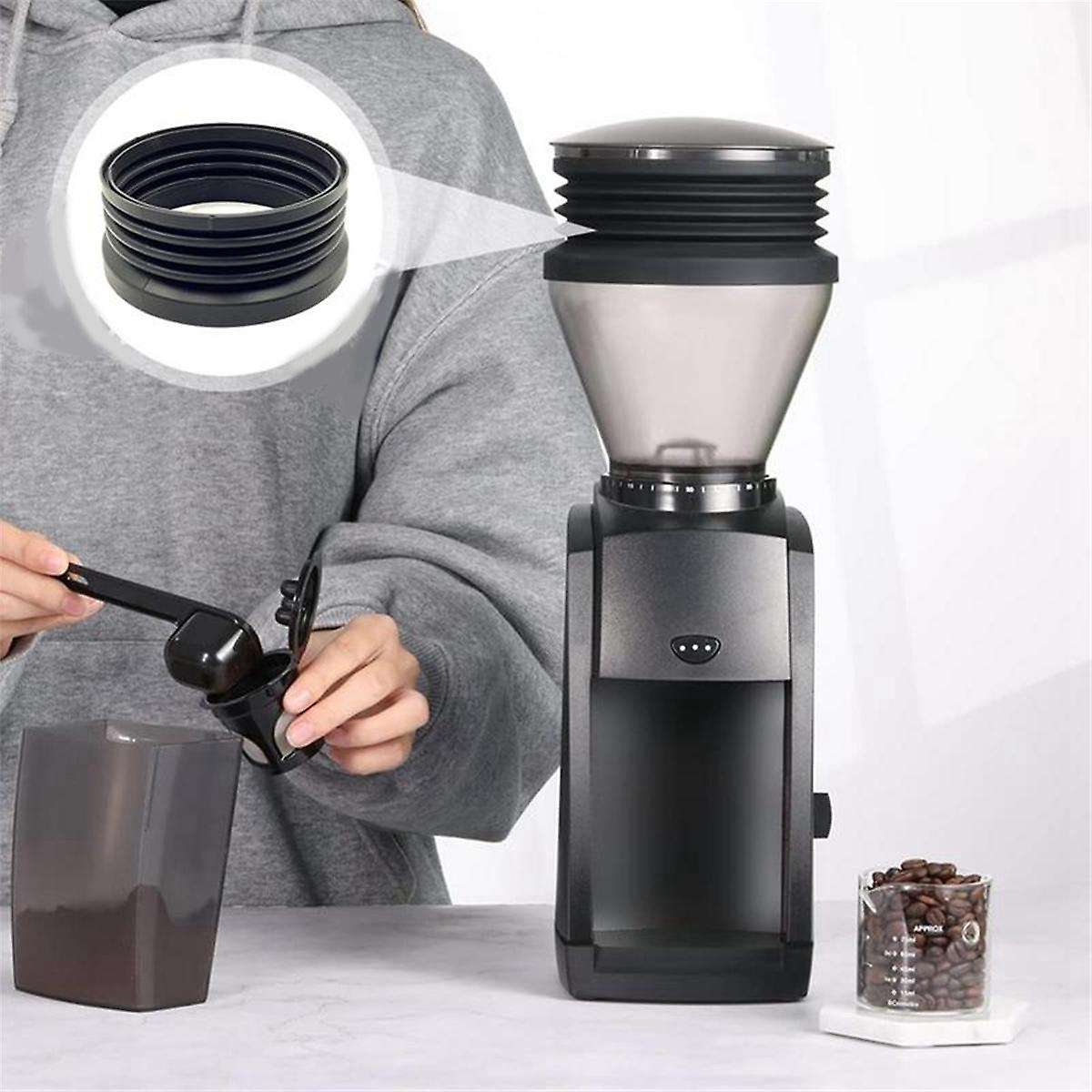 Hoppers Bellow Coffee Beans Grinder Single Dose Hoppers for ,Reusable Silicone Bellows,Coffee Grinde