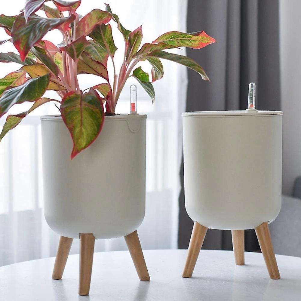 Household Indoor Automatic Self-Watering Flower Pot Large Floor-Standing Potted Storage Basin with W