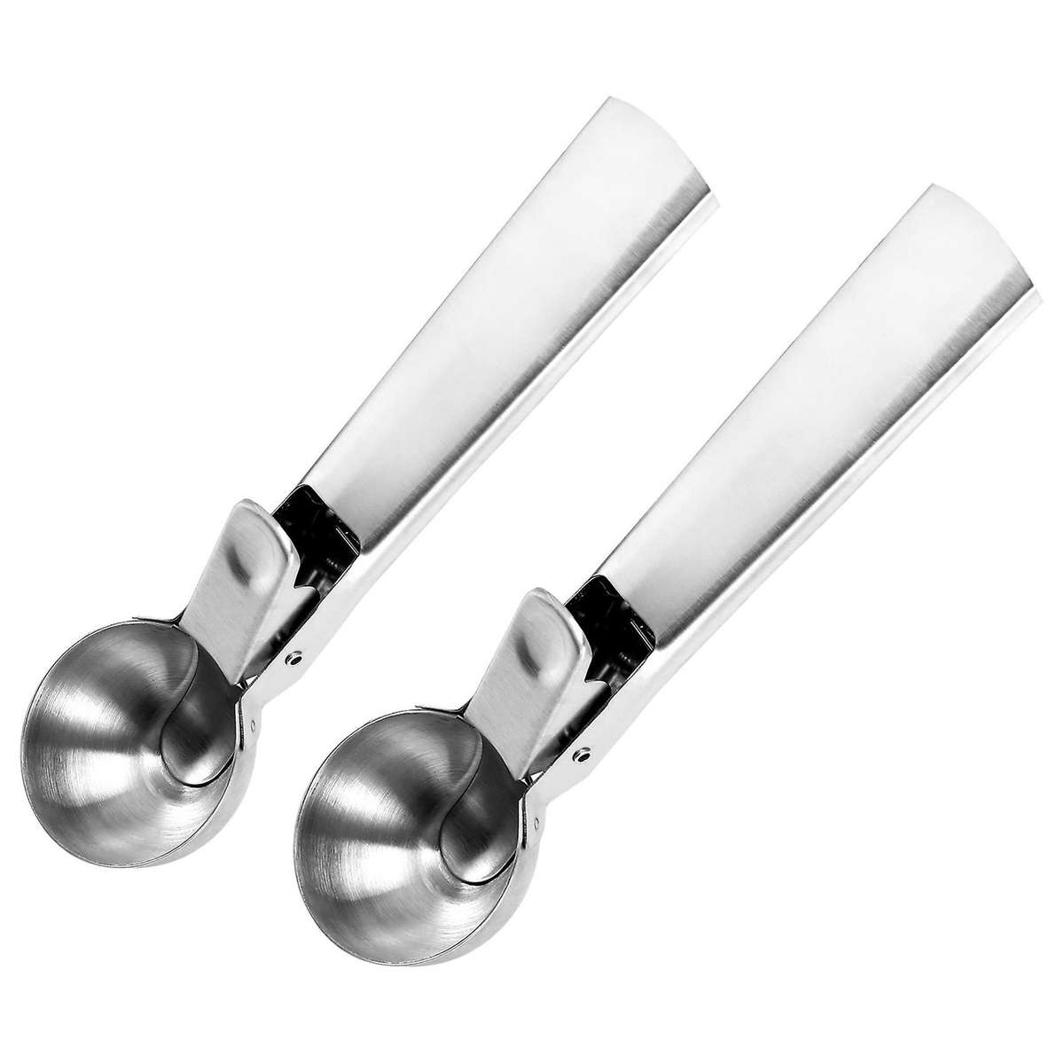 Ice Cream Scoop - Stainless Steel Ice Cream Scooper with Easy Trigger, Cookie Spoon with Anti-freez