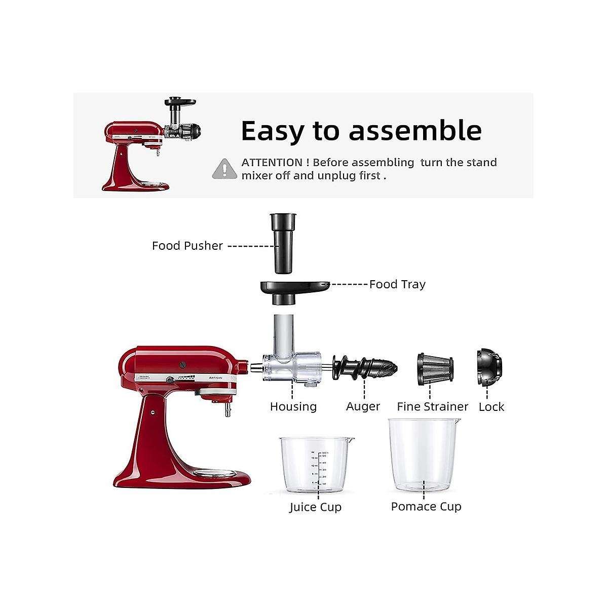 Juicer Attachment for All Models Stand Mixers Slow Juicer Machines Attachment