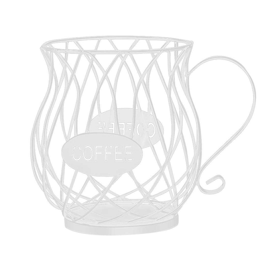 K Cup Coffee Capsule Storage Rack Coffee Capsule Rack Large Capacity Coffee Capsule Storage Rack Whi