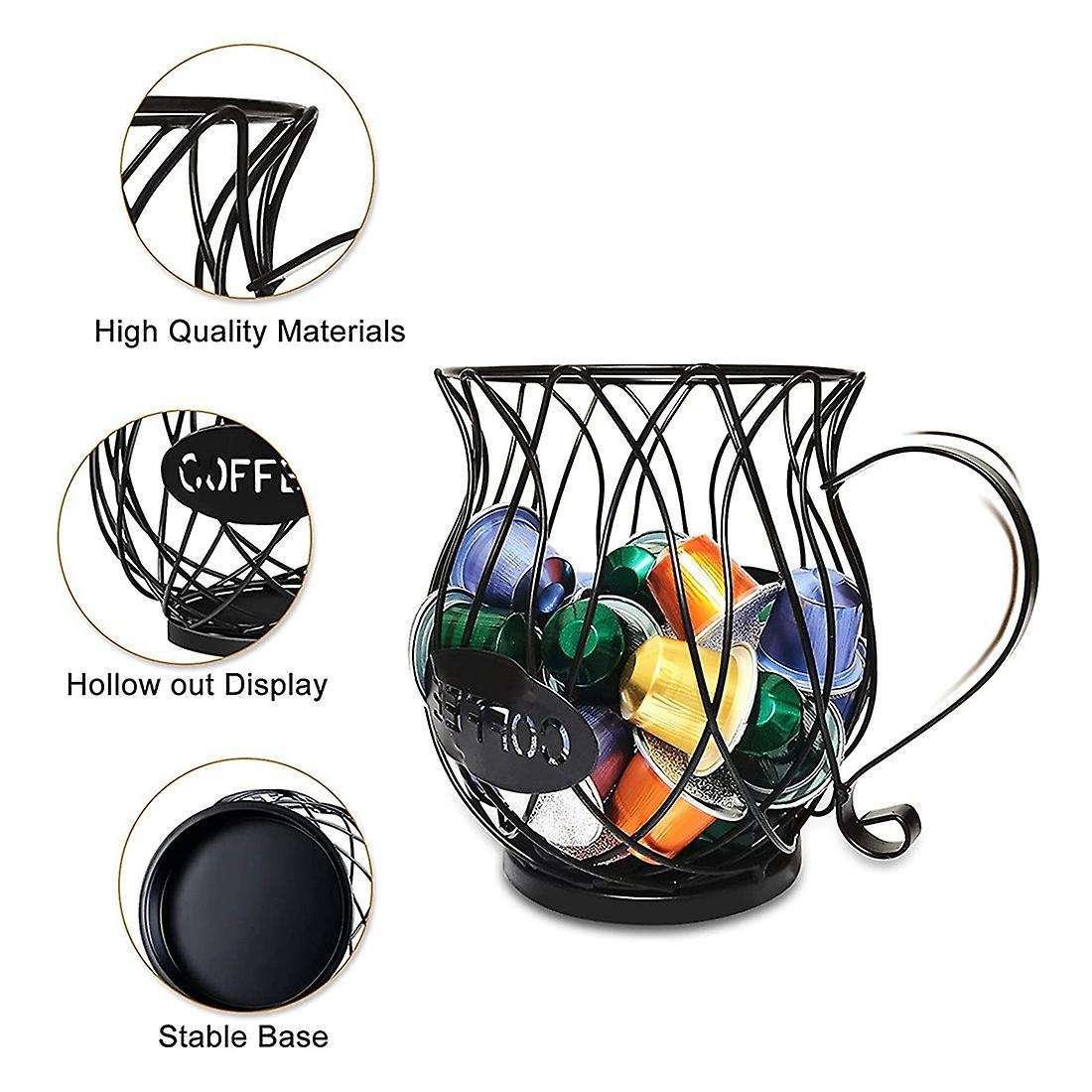 K Cup Coffee Capsule Storage Rack Coffee Capsule Rack Large Capacity Coffee Capsule Storage Rack Whi