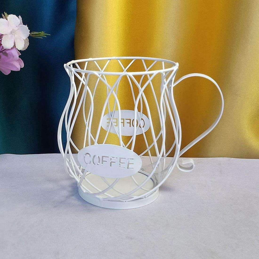 K Cup Coffee Capsule Storage Rack Coffee Capsule Rack Large Capacity Coffee Capsule Storage Rack Whi